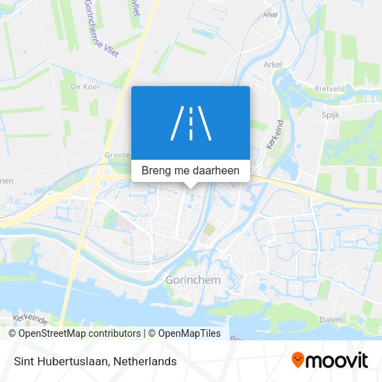 Sint Hubertuslaan kaart