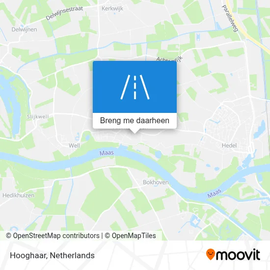 Hooghaar kaart