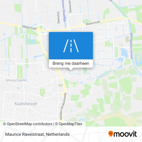 Maurice Ravelstraat kaart