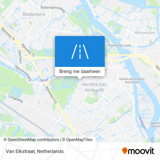 Van Elkstraat kaart