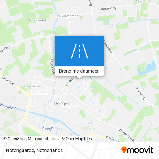 Notengaarde kaart