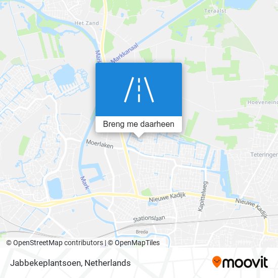 Jabbekeplantsoen kaart