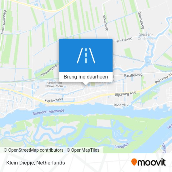 Klein Diepje kaart