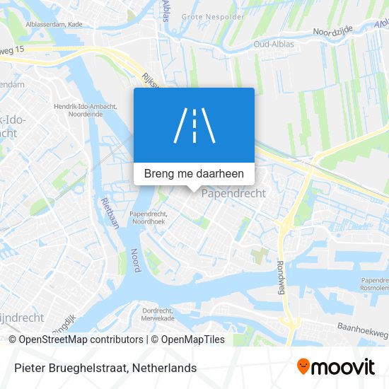 Pieter Brueghelstraat kaart