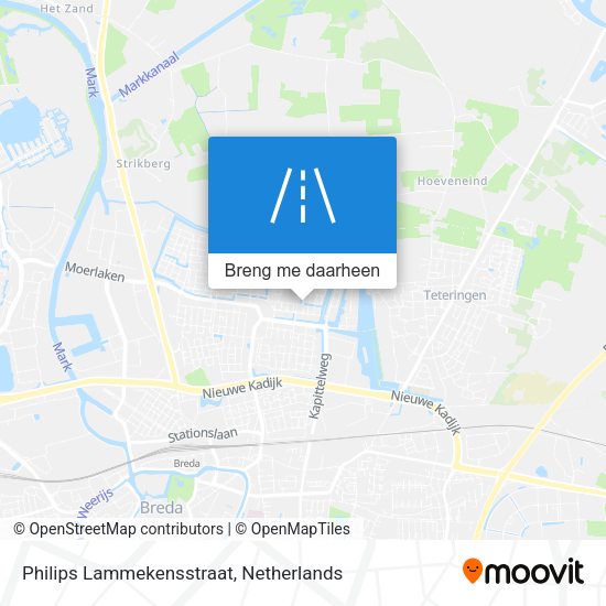 Philips Lammekensstraat kaart