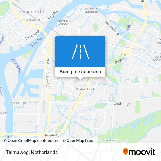 Talmaweg kaart