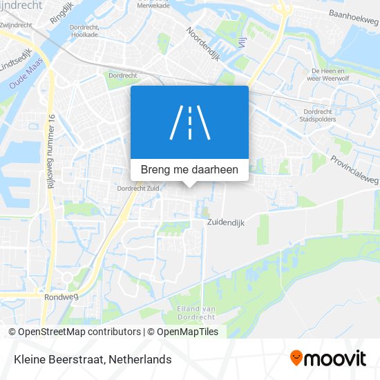 Kleine Beerstraat kaart