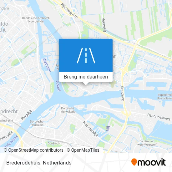 Brederodehuis kaart