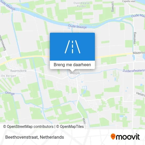 Beethovenstraat kaart