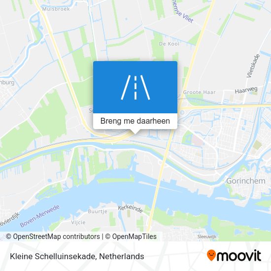 Kleine Schelluinsekade kaart