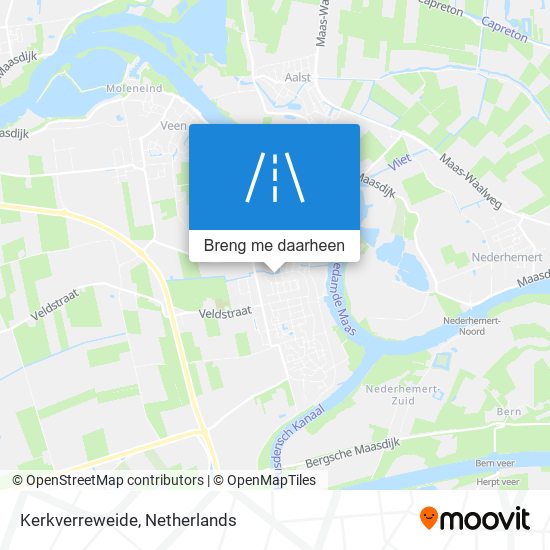 Kerkverreweide kaart