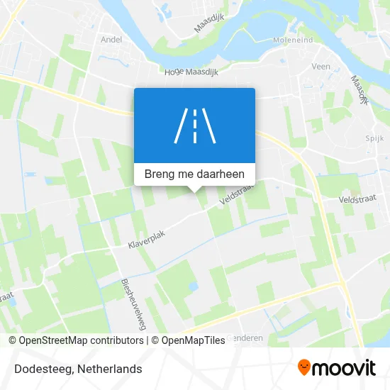 Dodesteeg kaart