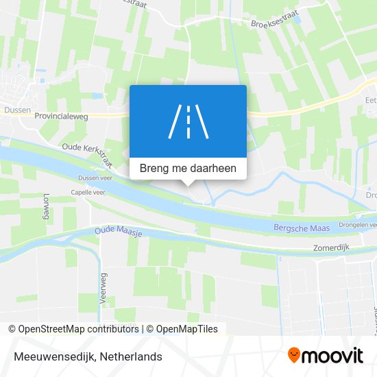Meeuwensedijk kaart