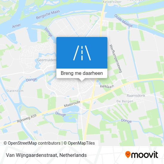 Van Wijngaardenstraat kaart