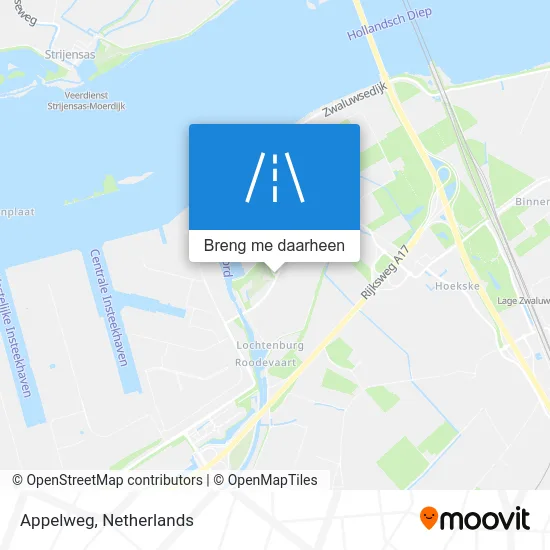Appelweg kaart