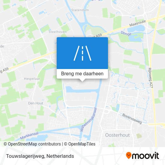 Touwslagerijweg kaart