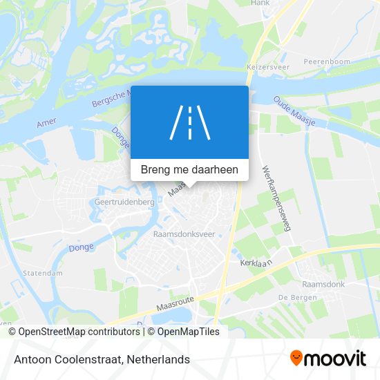 Antoon Coolenstraat kaart