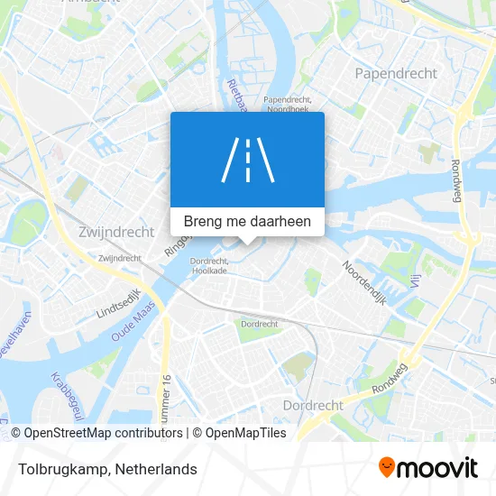 Tolbrugkamp kaart