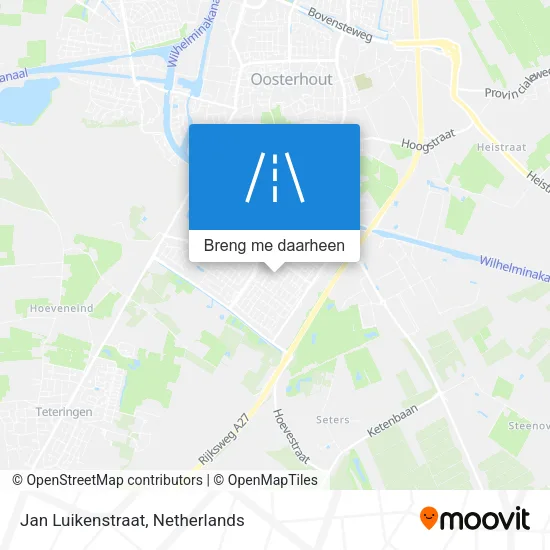 Jan Luikenstraat kaart
