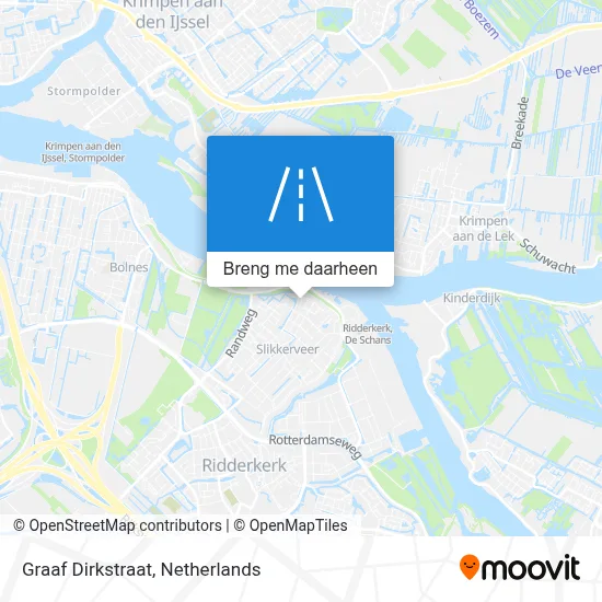 Graaf Dirkstraat kaart