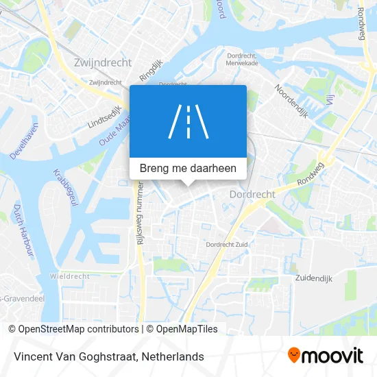 Vincent Van Goghstraat kaart