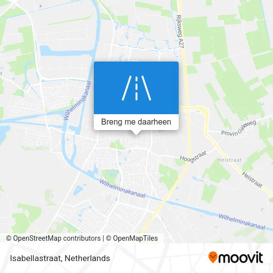 Isabellastraat kaart