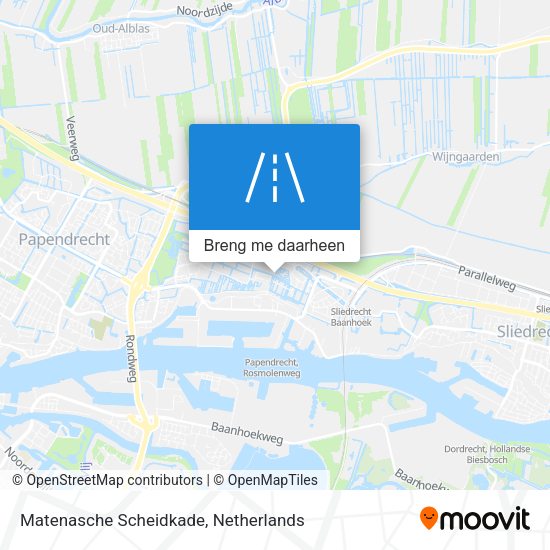 Matenasche Scheidkade kaart
