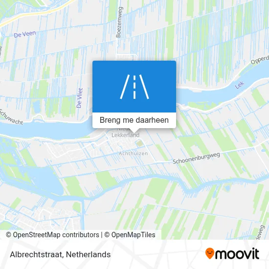 Albrechtstraat kaart