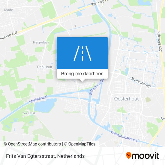 Frits Van Egtersstraat kaart