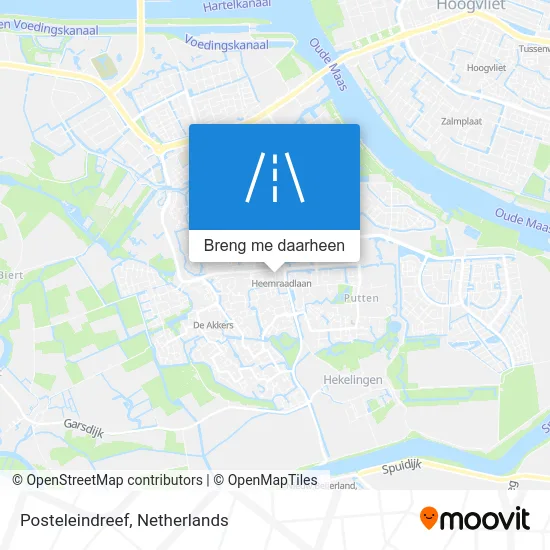 Posteleindreef kaart