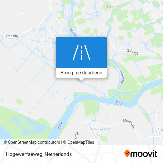 Hogewerfseweg kaart