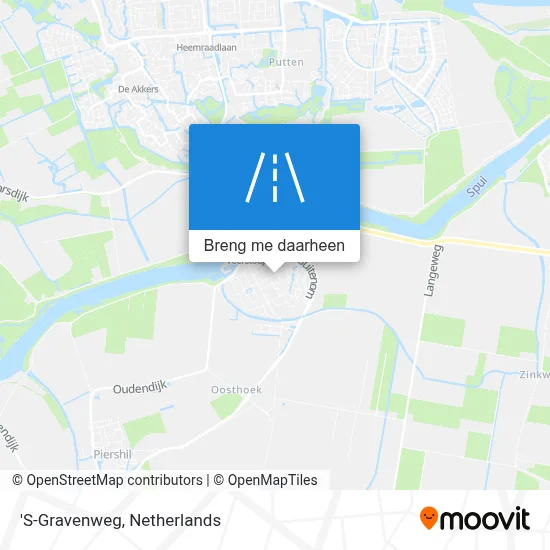 'S-Gravenweg kaart