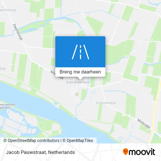 Jacob Pauwstraat kaart