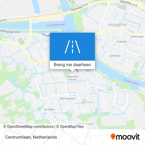 Centrumlaan kaart