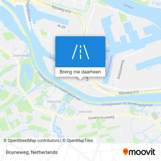 Boyneweg kaart