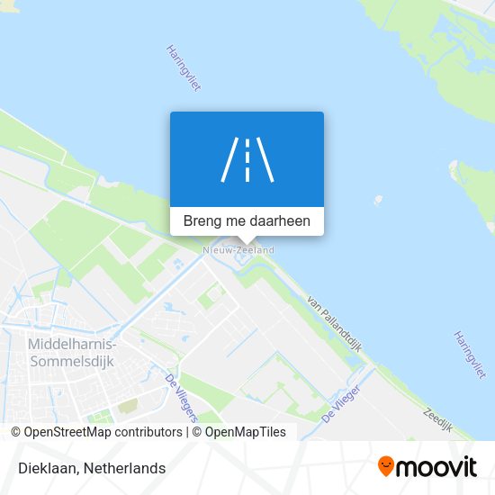 Dieklaan kaart