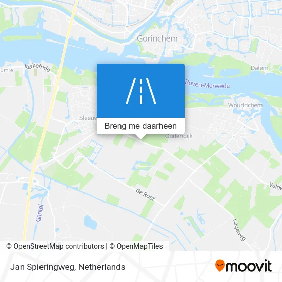 Jan Spieringweg kaart