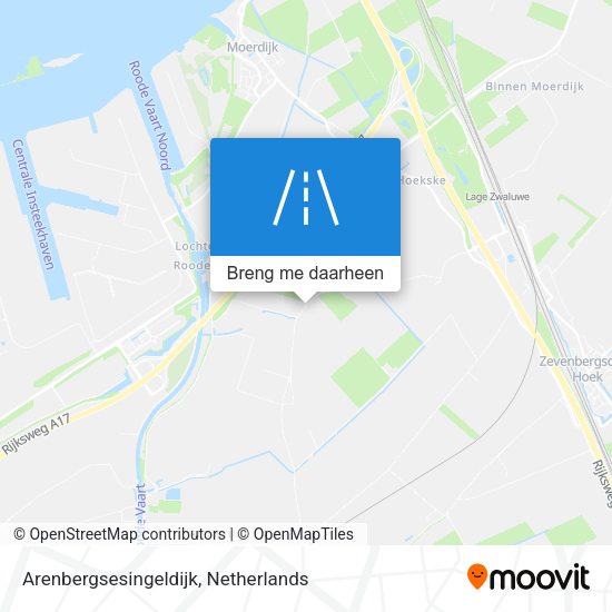 Arenbergsesingeldijk kaart