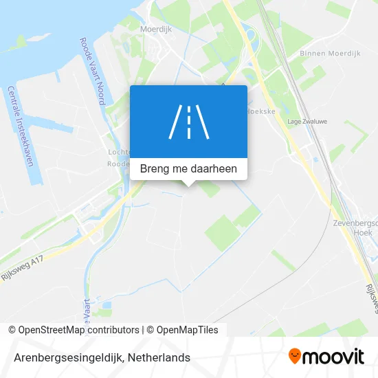 Arenbergsesingeldijk kaart