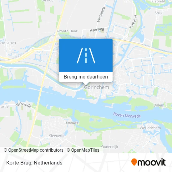 Korte Brug kaart
