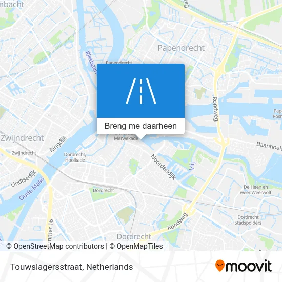 Touwslagersstraat kaart