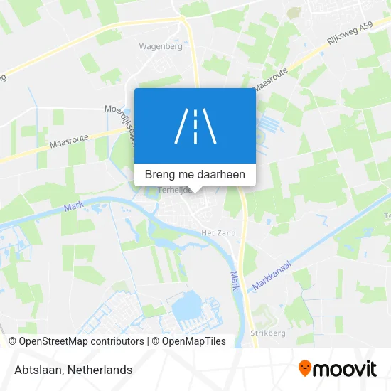 Abtslaan kaart