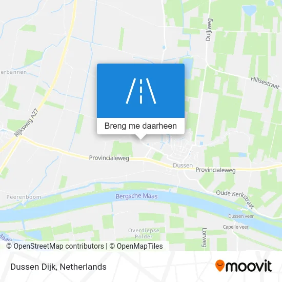 Dussen Dijk kaart