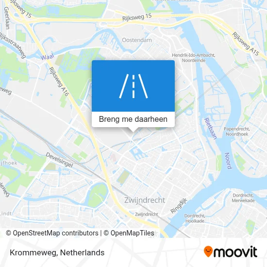 Krommeweg kaart