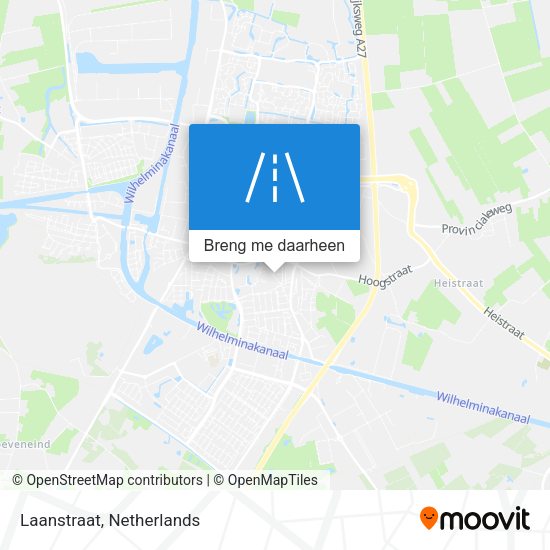 Laanstraat kaart