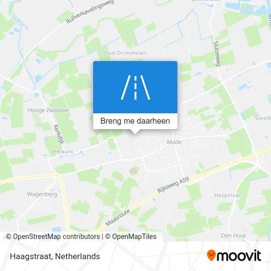 Haagstraat kaart