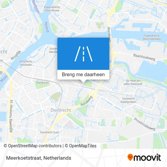 Meerkoetstraat kaart