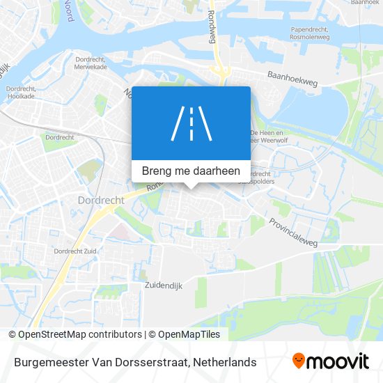 Burgemeester Van Dorsserstraat kaart