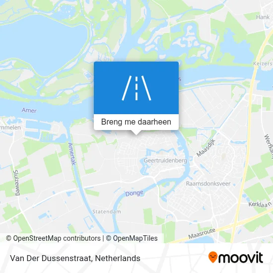 Van Der Dussenstraat kaart