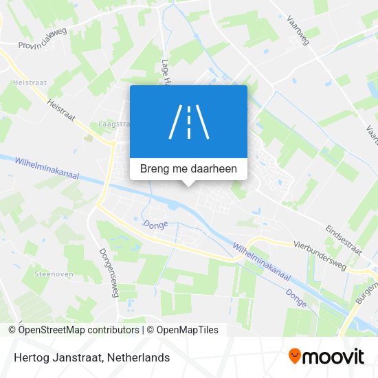 Hertog Janstraat kaart